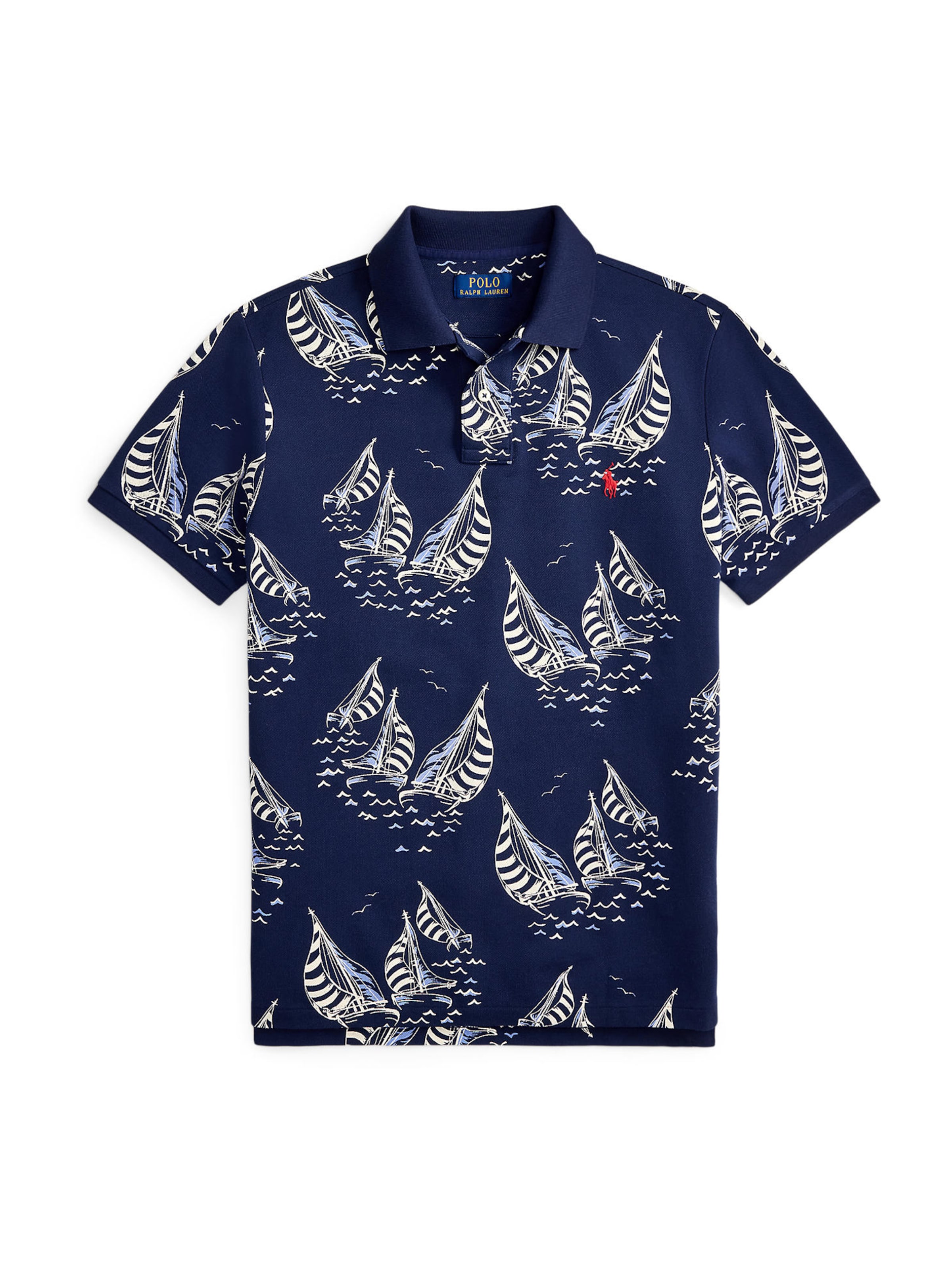 T-Shirt Polo Ralph Lauren en bleu : devant
