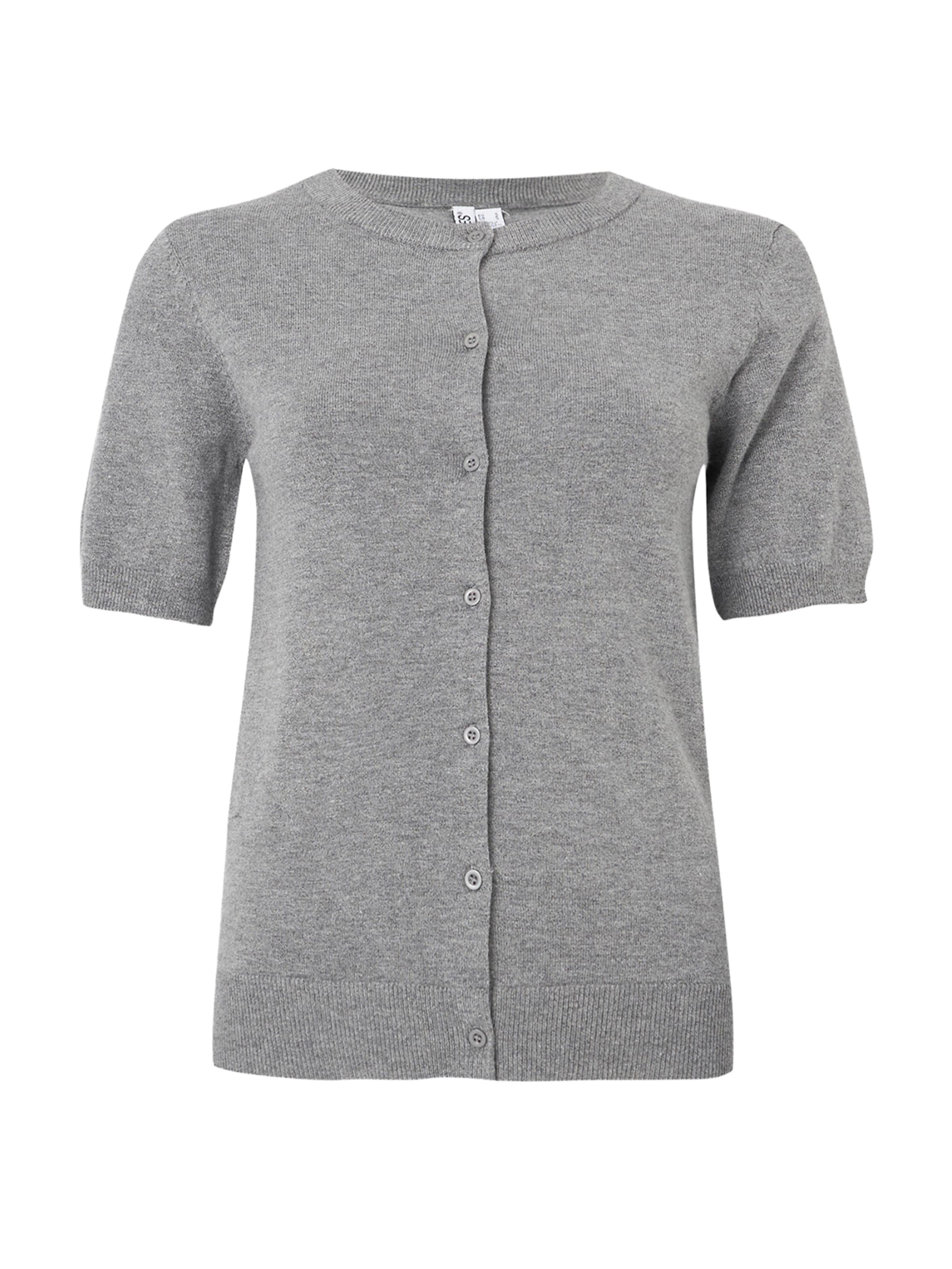 PIECES Kampsun 'PCNORA', värv hall: eest vaates