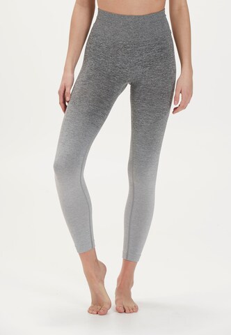 Athlecia Skinny Outdoor Pants in Grey: front
