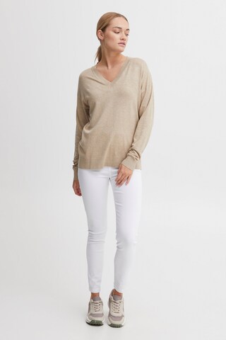 Oxmo Sweater in Beige