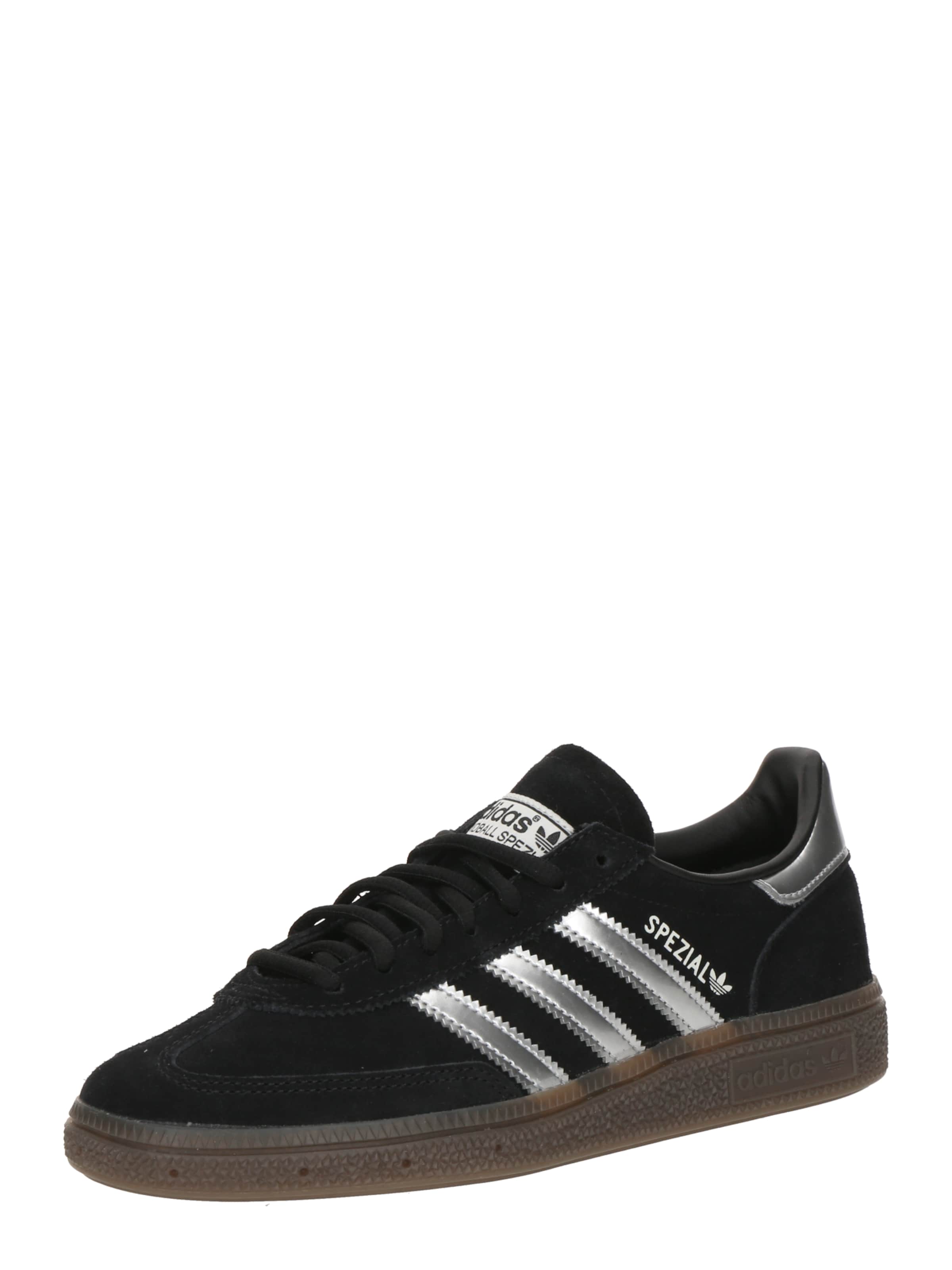 melns ADIDAS ORIGINALS Zemie brīvā laika apavi 'Handball Spezial': no priekšpuses