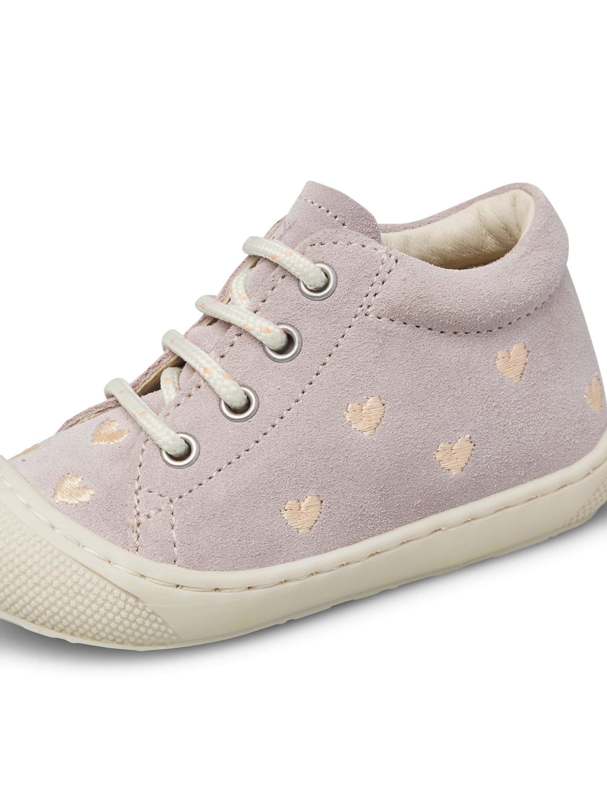 NATURINO Trainers 'COCOON EMBR.HEARTS' in Pink