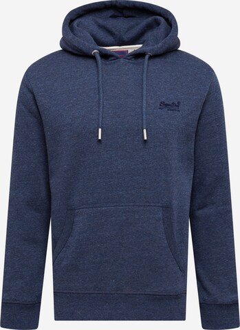 Superdry Sweatshirt in Blauw: voorkant