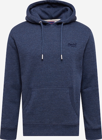 Superdry Sweatshirt in Blue: front