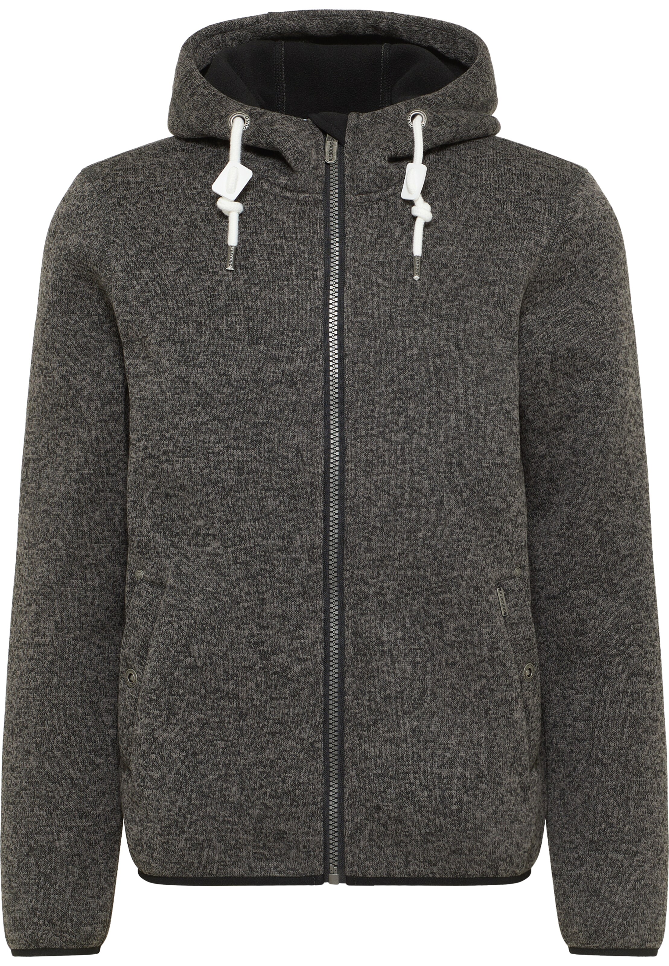 ICEBOUND - Casaco de velo em cinzento: frente