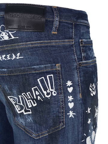 DS2 Slim fit Jeans 'Dsquared2 Skater Jeans blau' in Blue