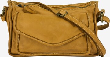 Sac à bandoulière Cluty en jaune : devant