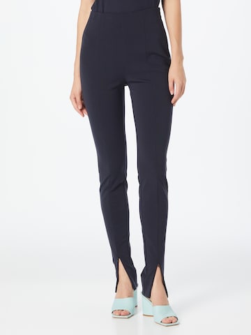 BOSS Orange Skinny Trousers 'Tashani' in Blue: front