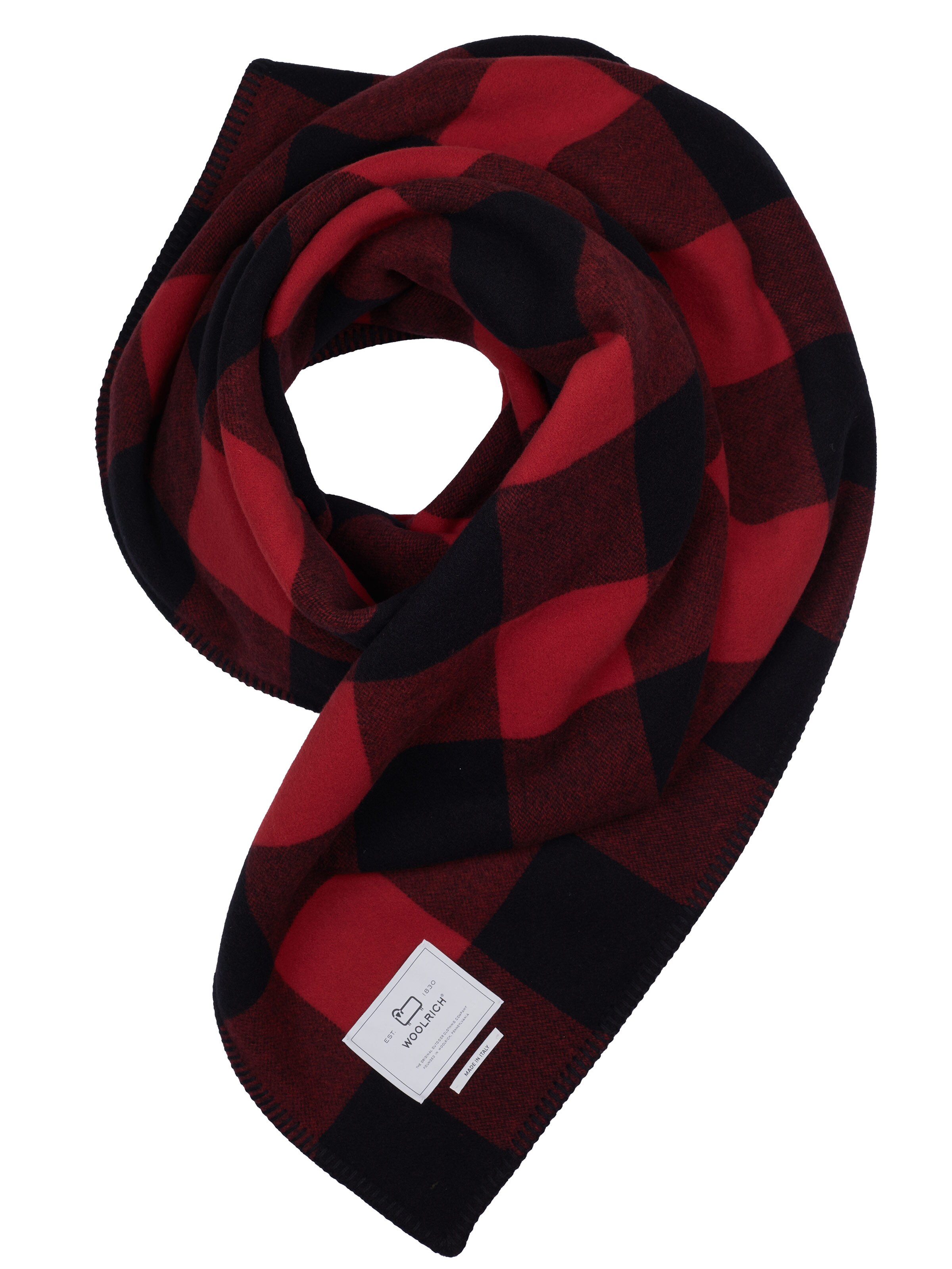 Woolrich Scarf 'Woolrich Schal' in Black: front