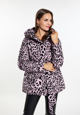 faina Winter jacket in Purple: front