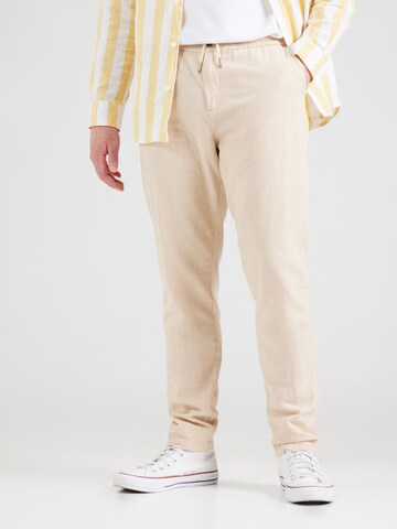 SCOTCH & SODA Дънки Tapered Leg Панталон 'Warren' в бежово: отпред