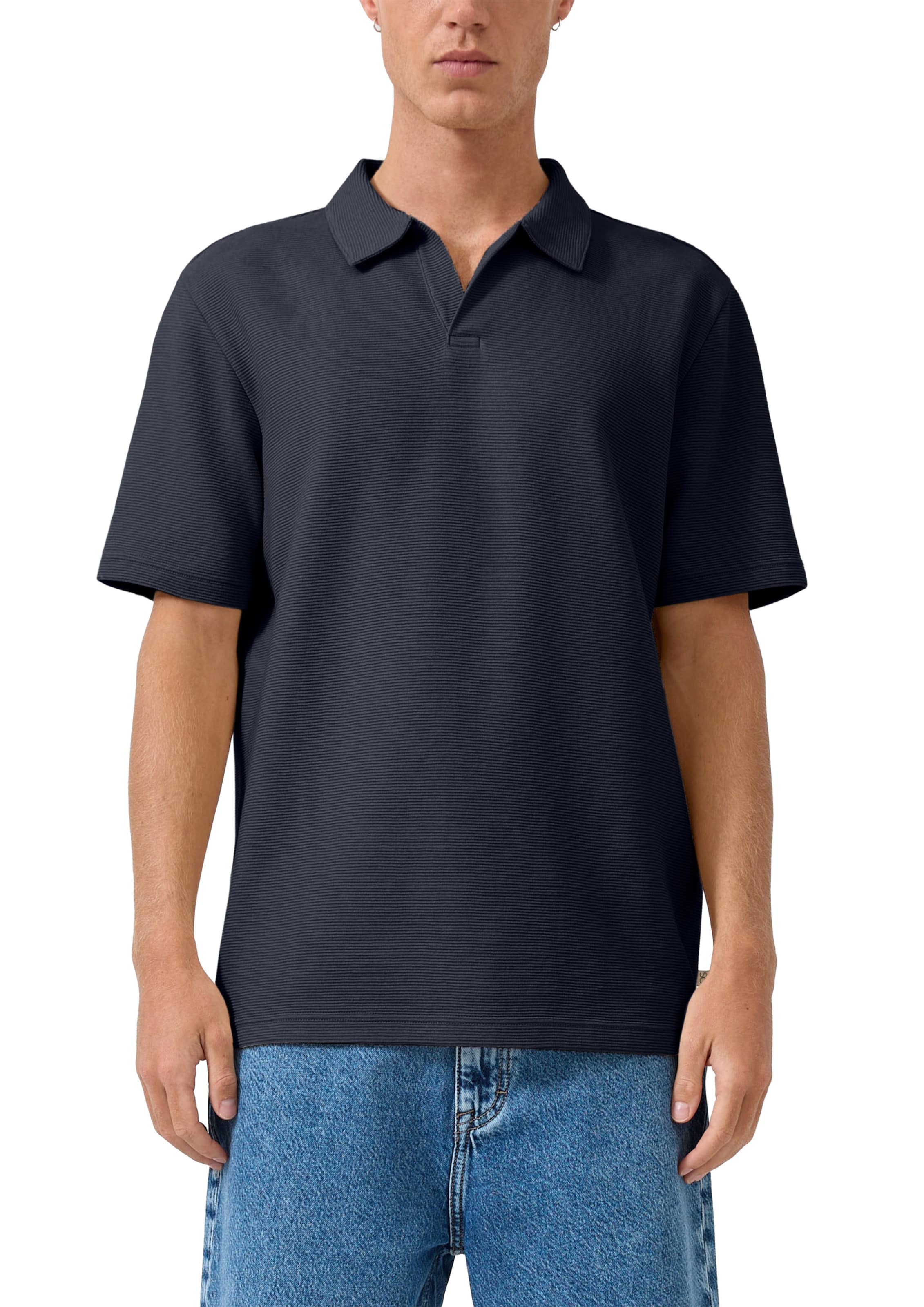 QS Polo-Shirt in Blau