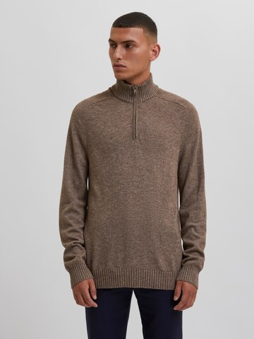 Bertoni Sweater 'Simon' in Brown: front