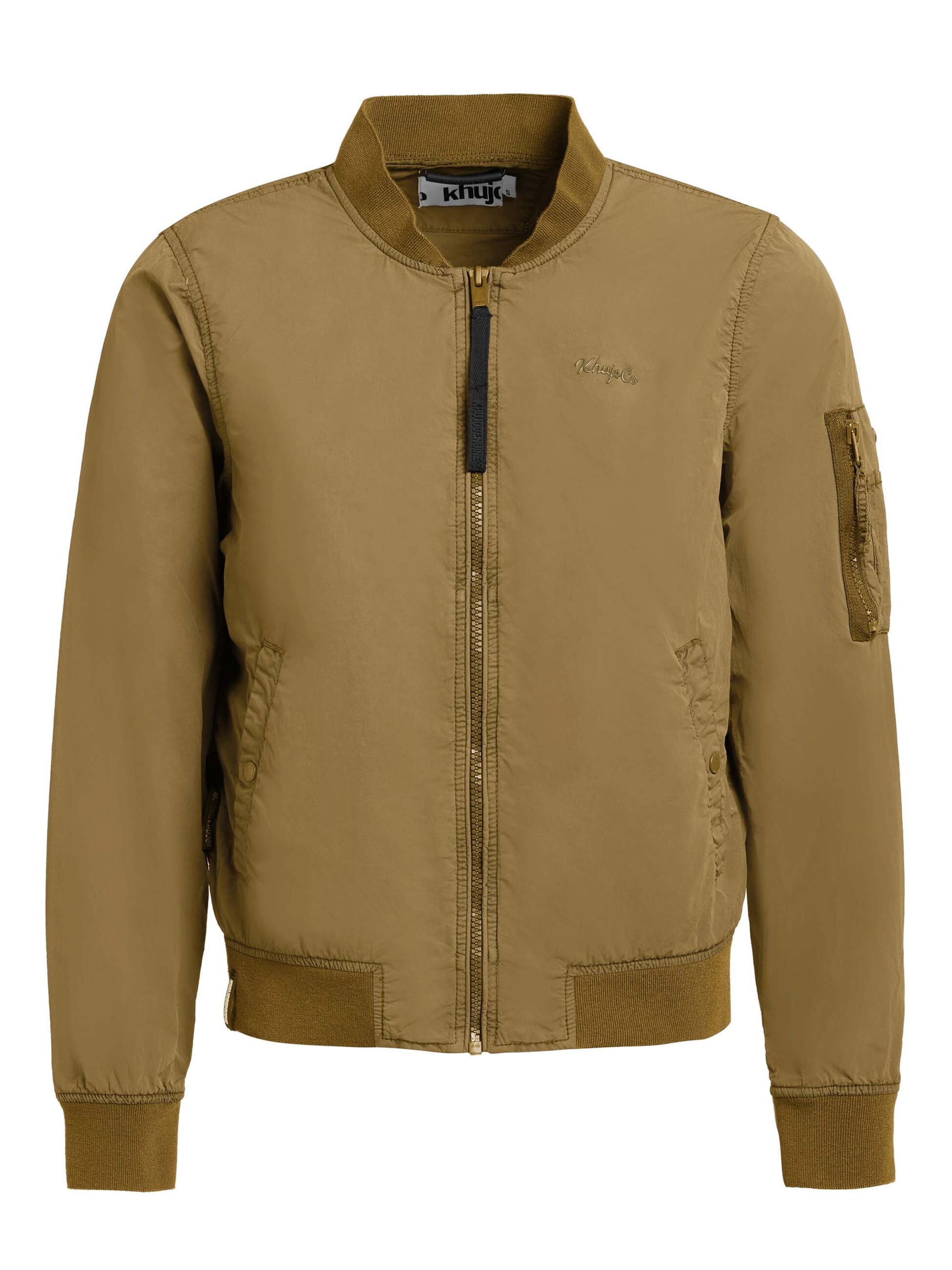 khujo Jacke 'Denz' in Grün: Vorderseite