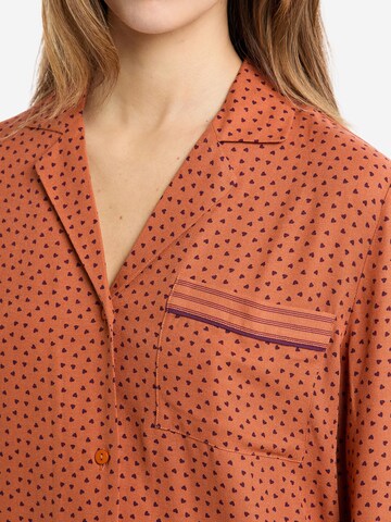 ETAM Slaapshirt 'Manari' in Bruin