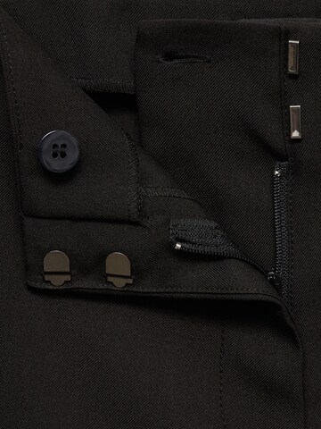 MANGO Regular Broek 'SMOCK' in Zwart