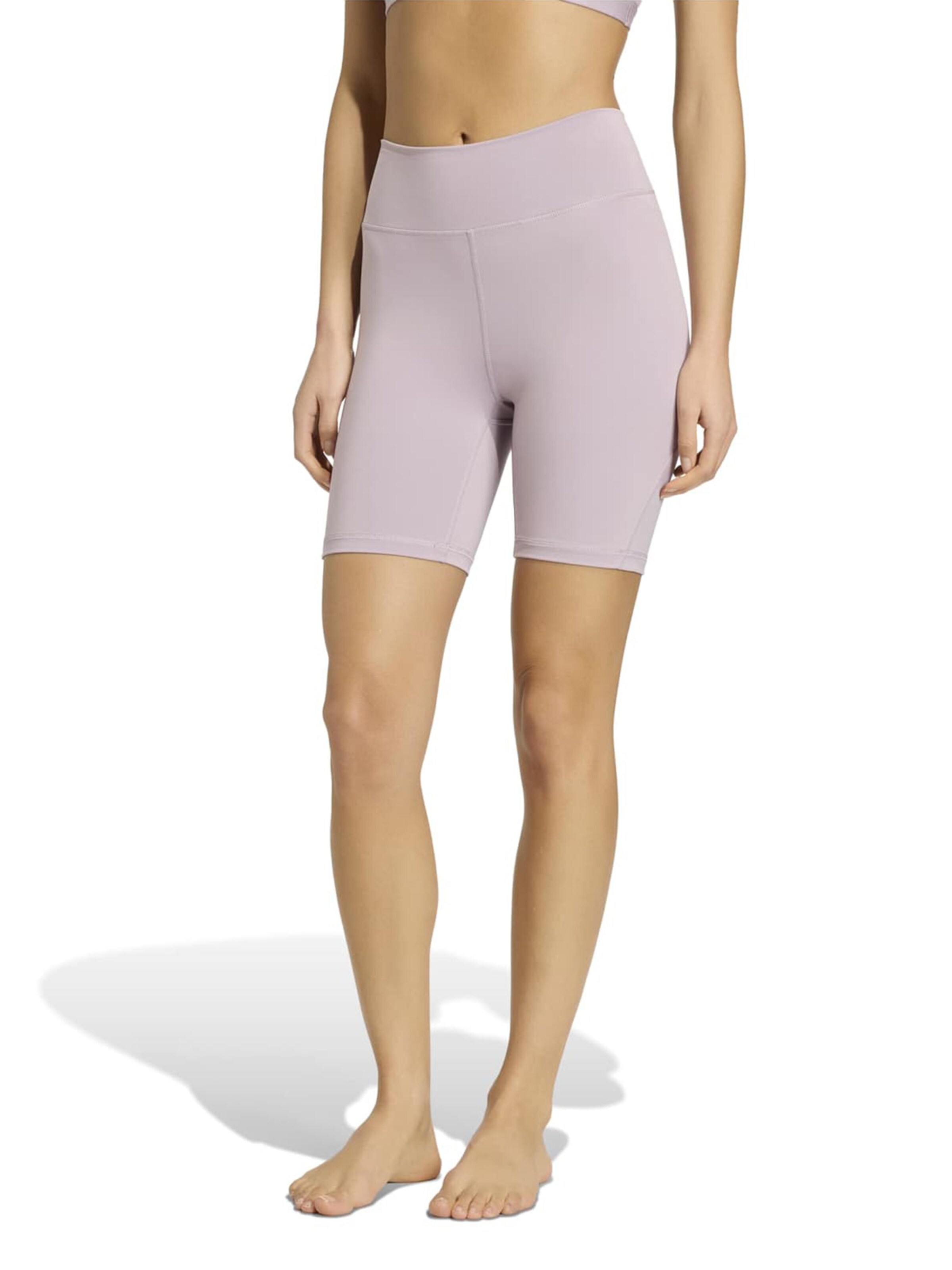 ADIDAS PERFORMANCE Skinny Workout Pants 'All Me Ess' in Purple: front