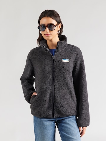 ONLY Fleece jacket 'ONLEVA' in Grey: front