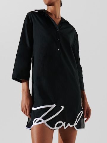 Karl Lagerfeld Blusekjole i sort