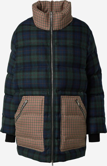3.1 Phillip Lim Zimska jakna | mornarska / rjava / temno zelena / črna barva, Prikaz izdelka