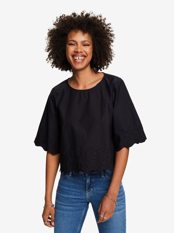 ESPRIT Blouse in Zwart: voorkant