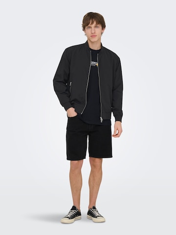Only & Sons Between-Season Jacket 'ONSLando' in Black