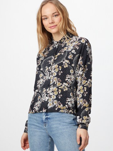 Mavi Blouse in Zwart: voorkant