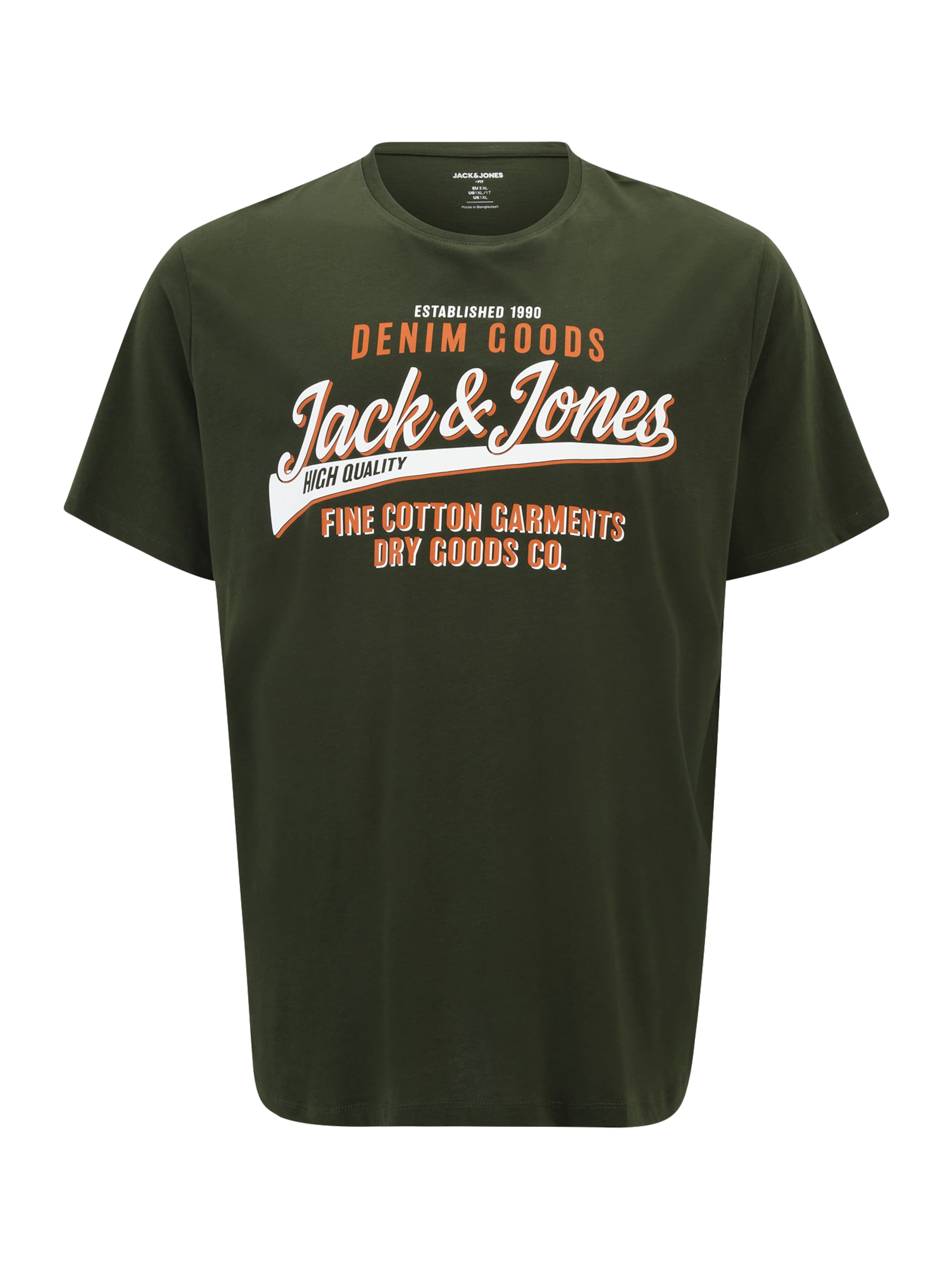 Jack & Jones Plus Shirt in Green: front