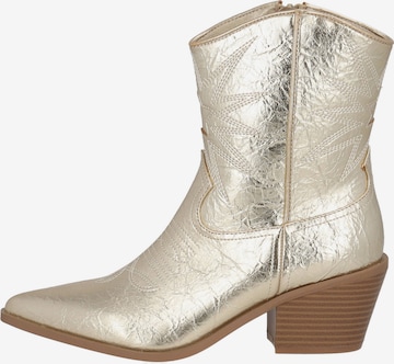 LA STRADA Ankle Boots in Gold: front