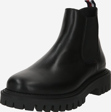 TOMMY HILFIGER Chelsea boots in Zwart: voorkant