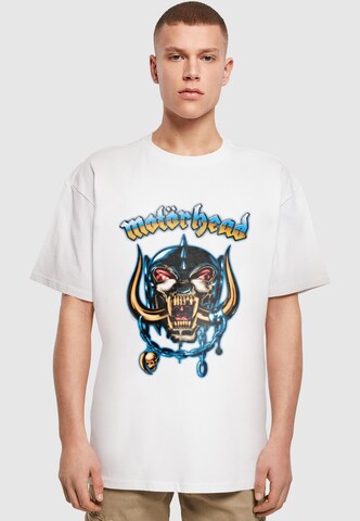 Maglietta 'Motorhead - 50th Airbrush Warpig' di Merchcode in bianco: frontale