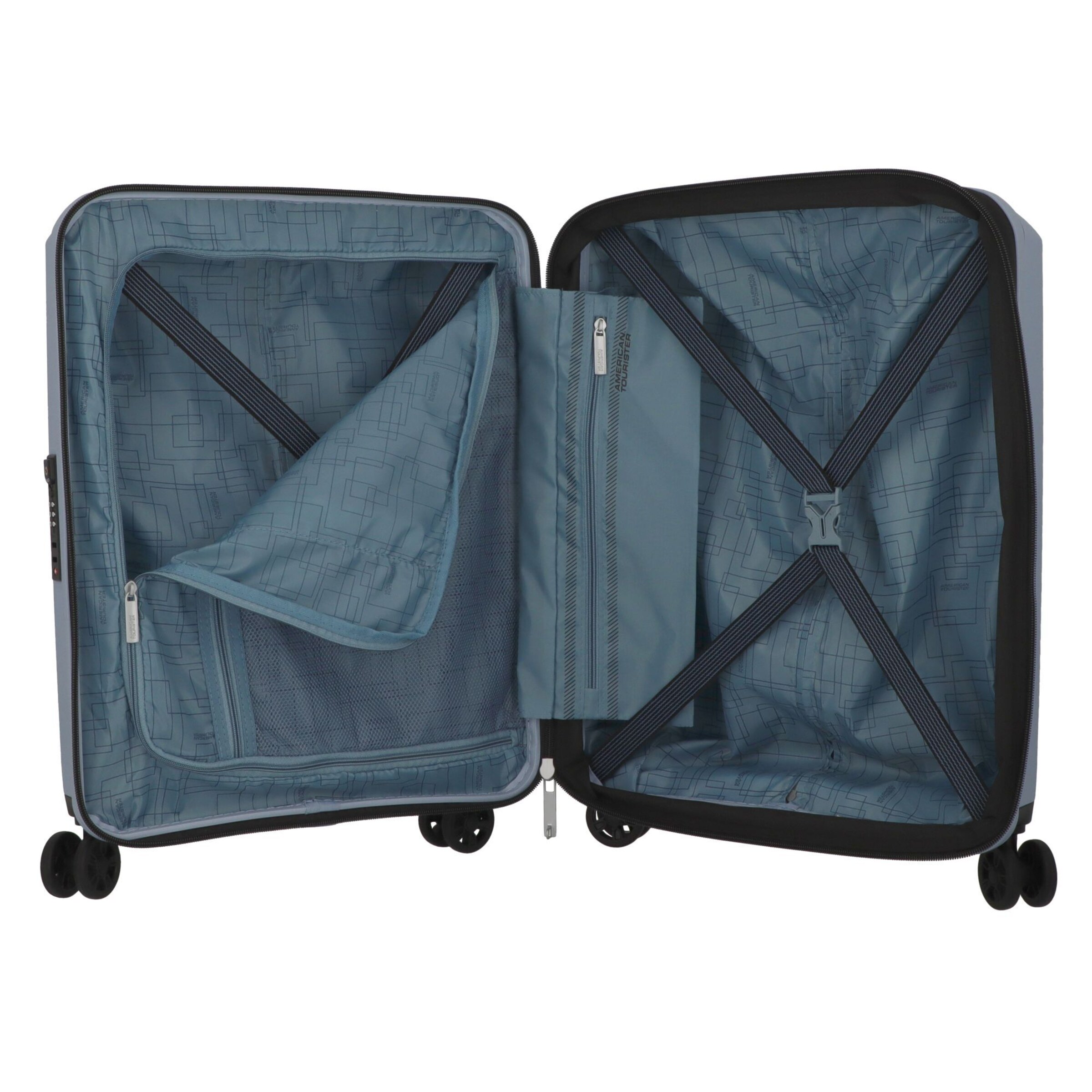 Trolley 'AeroStep' di American Tourister in grigio