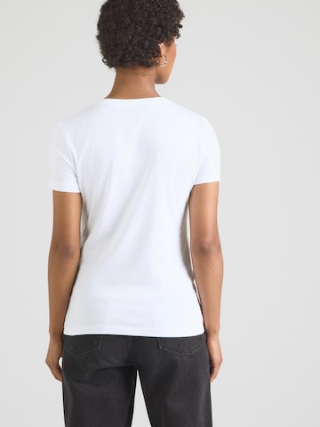 Tricou de la EA7 Emporio Armani pe alb