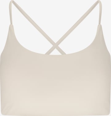 Athlecia Bustier Sport-BH 'Emarri' in Grau: Vorderseite
