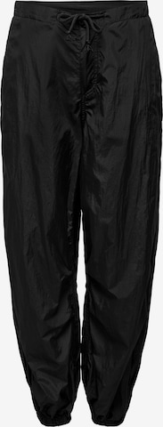 ONLY Loosefit Kalhoty 'JOAN' – černá: přední strana