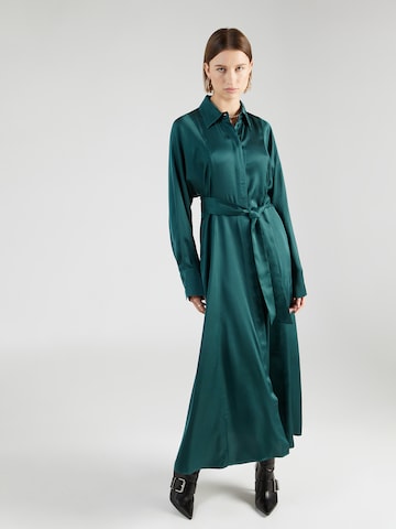 ESPRIT Košilové šaty – zelená: přední strana