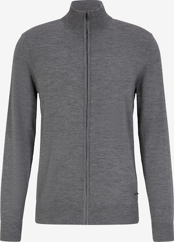 JOOP! Strickjacke ' Davis ' in Grau: Vorderseite