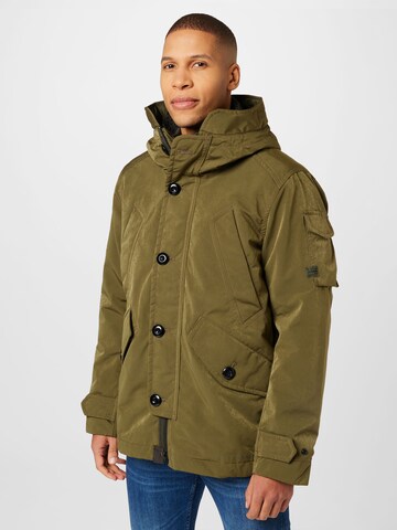 G-Star RAW - Chaqueta de entretiempo en verde: frente