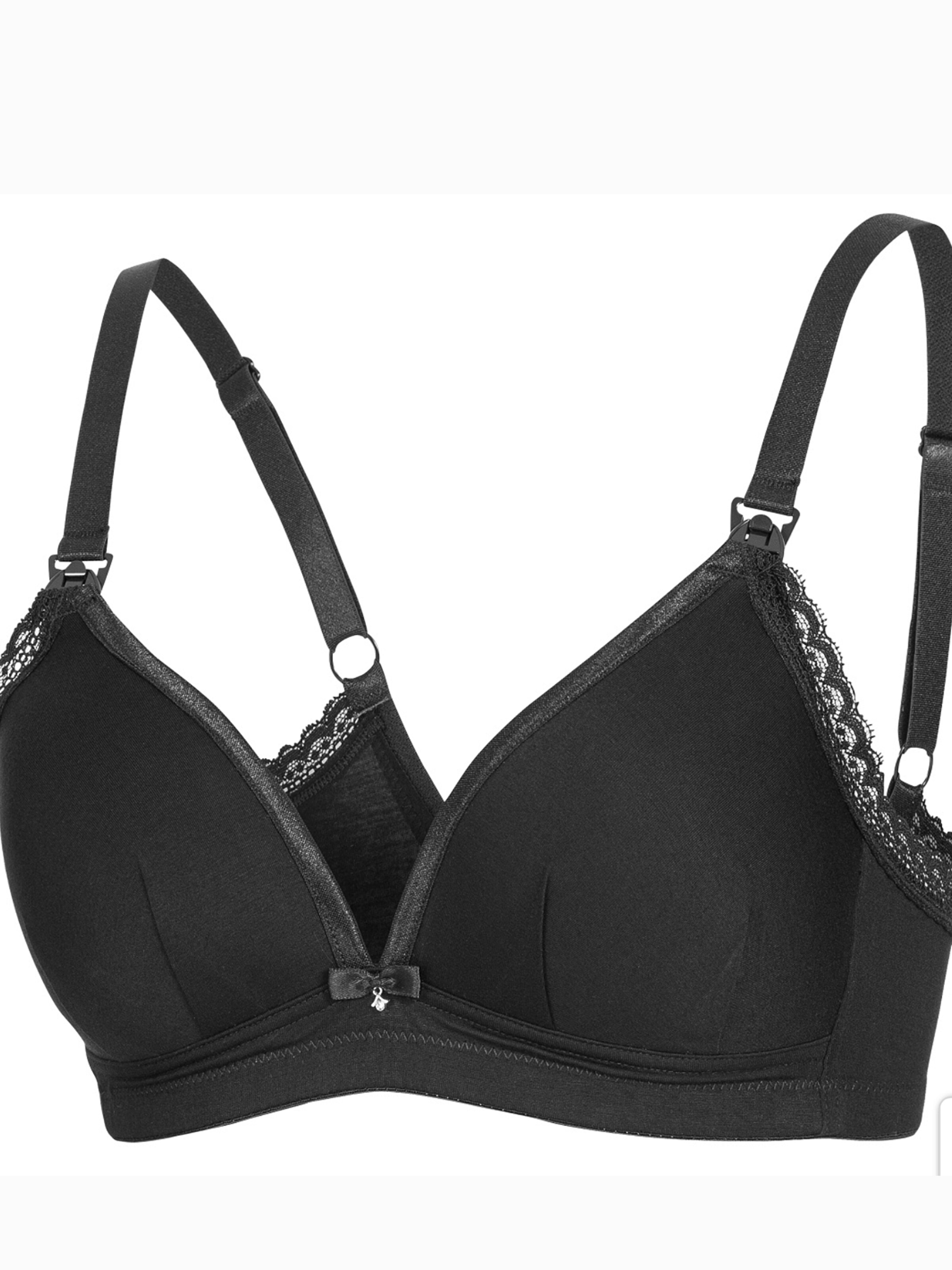 petit amour T-Shirt Still-BH 'GRETA'‌‌‌ in Schwarz