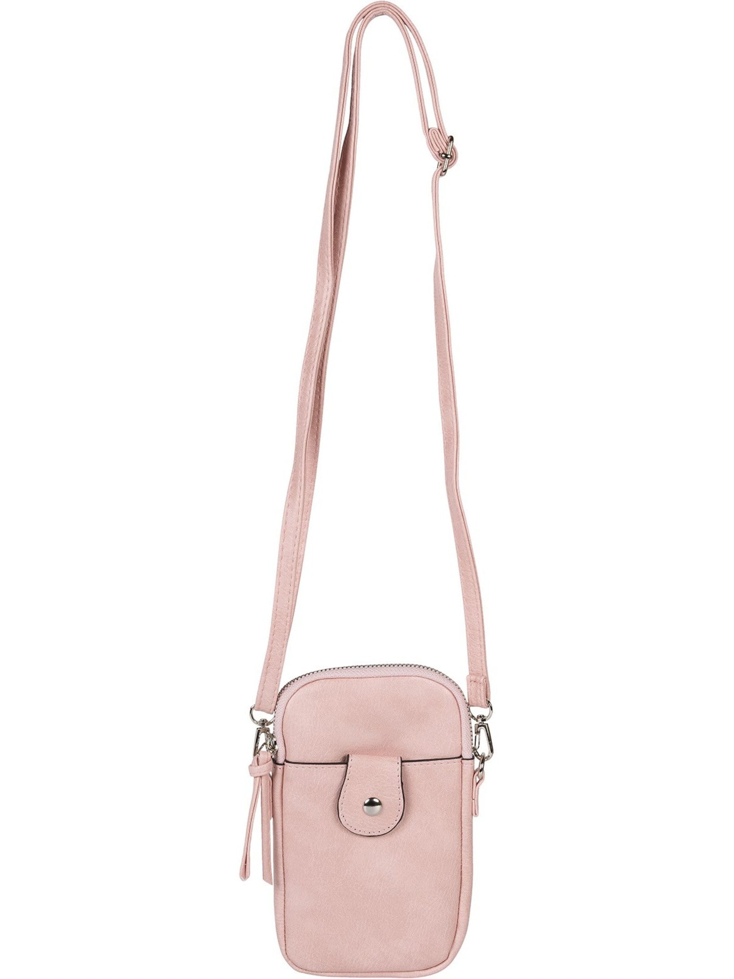 styleBREAKER Umhängetasche 'Mini Umhängetasche Uni'‌‌‌‌‌‌‌ in Pink