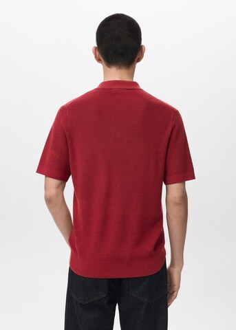 MANGO MAN Shirt in Red