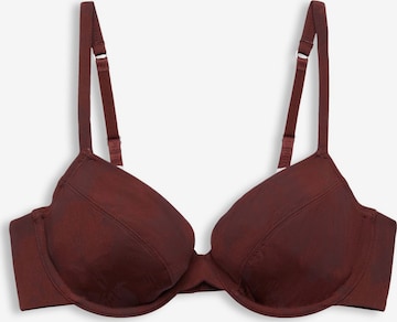 ESPRIT T-shirt Bra in Brown: front