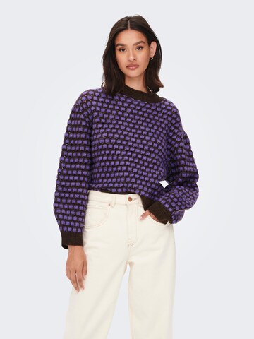 JDY Sweater 'Darlina' in Purple: front