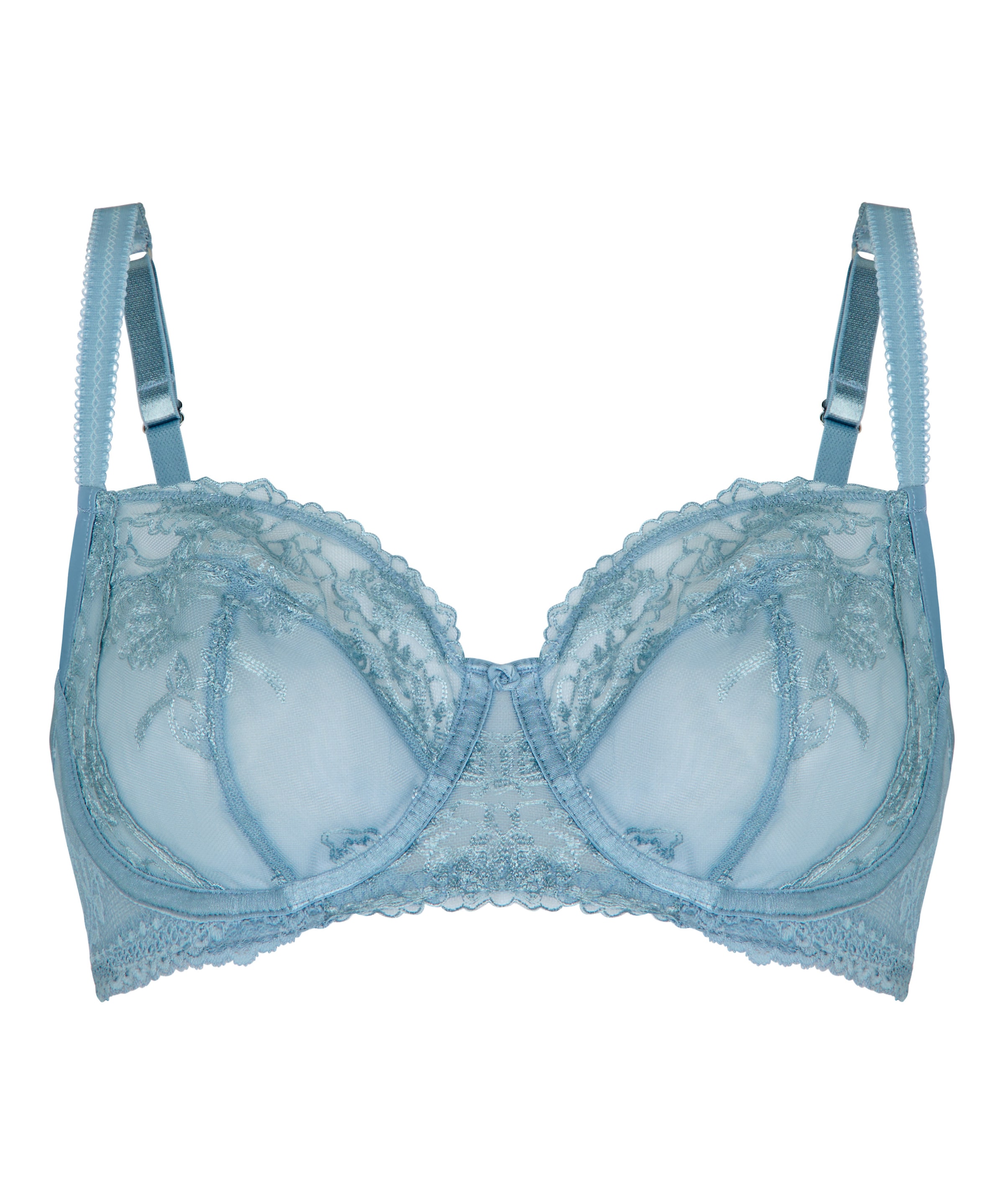 Hunkemöller Soutien-gorge 'Nola' en 70/B en bleu, Vue avec produit