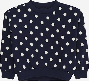 GAP Sweatshirt 'HO23 NOVELTY' in Blue: front