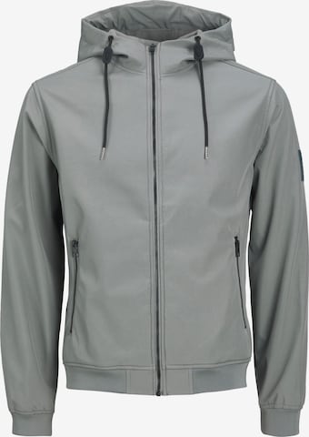 JACK & JONES - Chaqueta de entretiempo en gris: frente