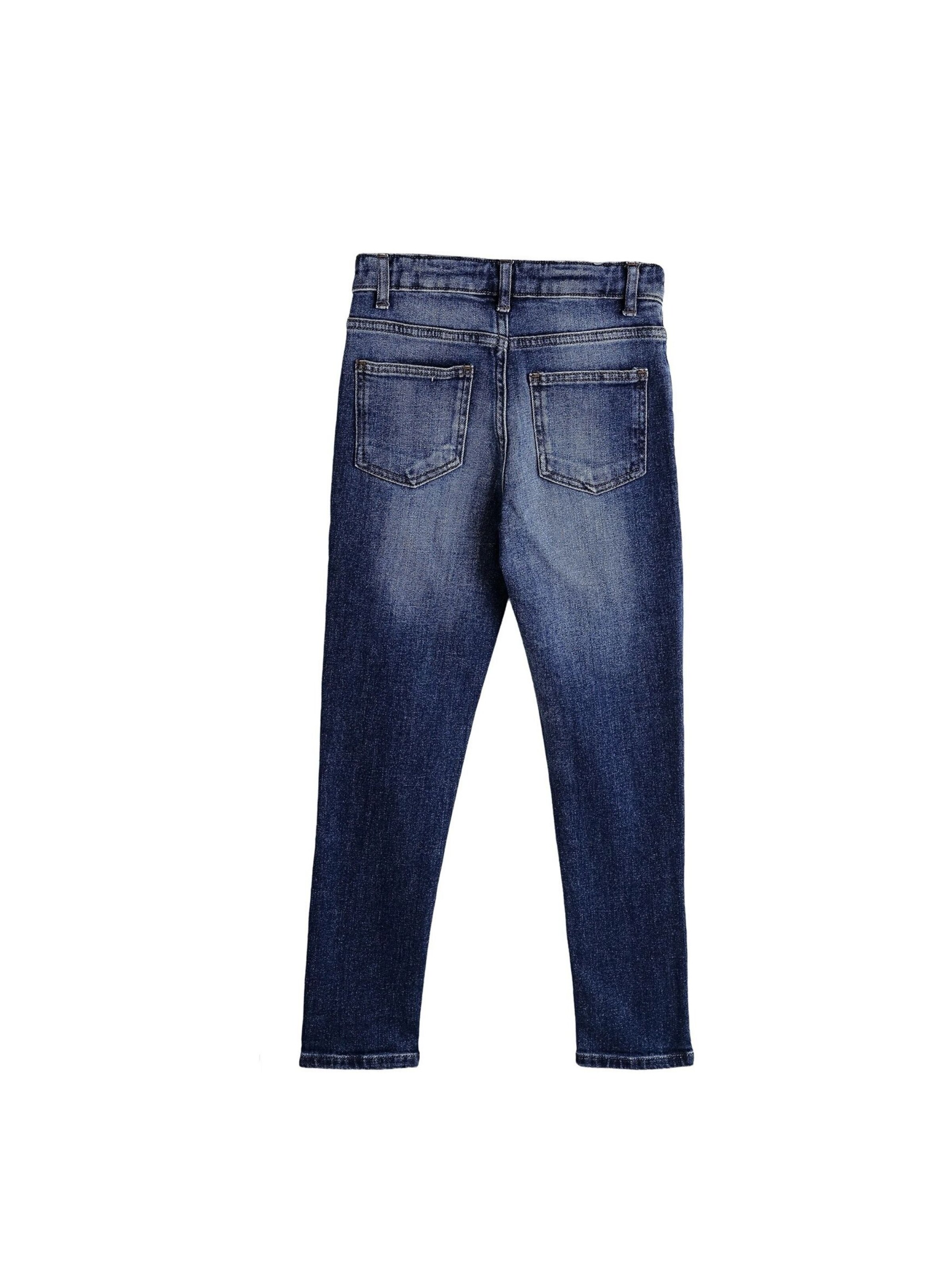 Solang Slimfit Hose Denim Stretch Slim-Fit in Blau