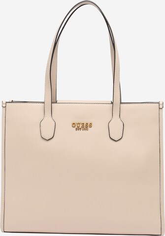 Cabas 'SILVANA' GUESS en beige : devant