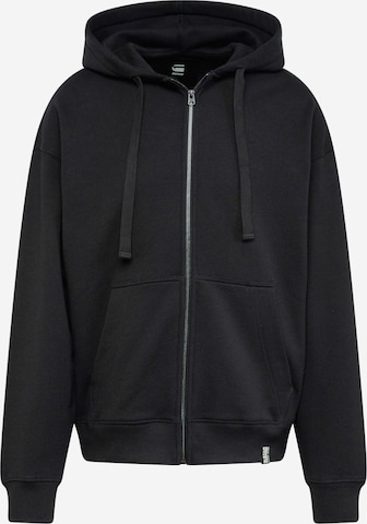 G STAR Zip Up Hoodie in Black ABOUT YOU