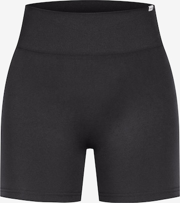 Pantalon de sport Smilodox en noir : devant